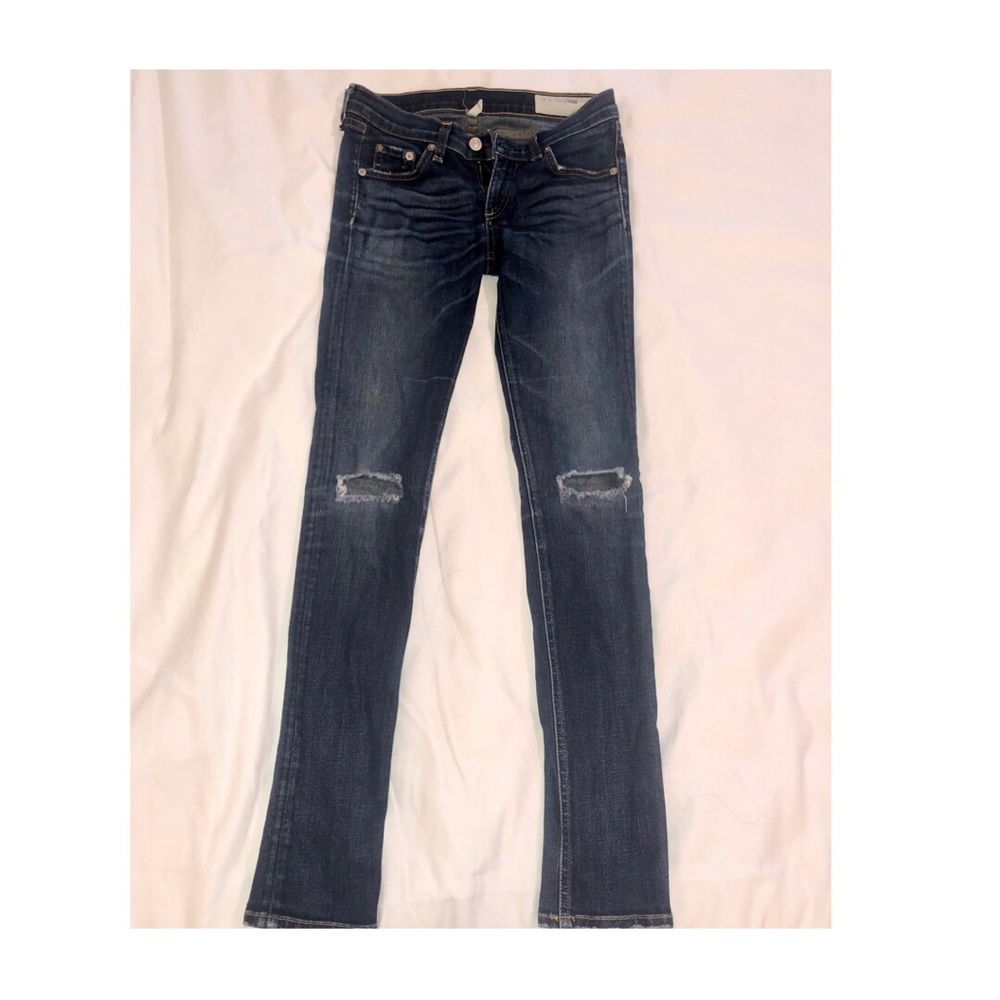 Rag & Bone skinny distressed jeans